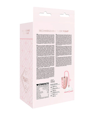 Shots Pumped Automatic Rechargeable Suction Pussy Pump Set - Rose Gold