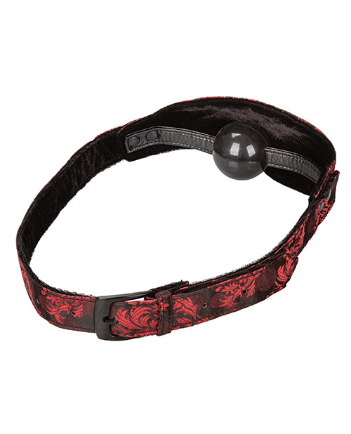 Scandal Hidden Pleasure Ball Gag - Red