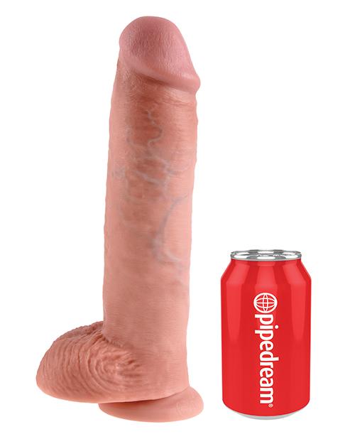 King Cock 11 Inch Dildo W/Balls