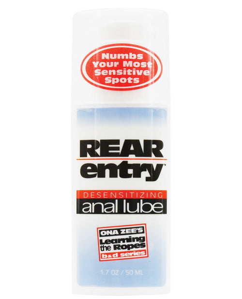 Rear Entry Desensitizing Anal Lube 1.5 oz - 3.5 oz