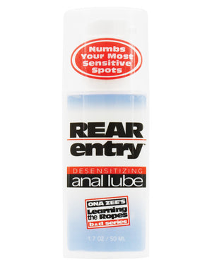 Rear Entry Desensitizing Anal Lube 1.5 oz - 3.5 oz