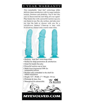 Evolved Love 9.5 Inch Dildo XL