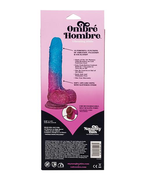 Naughty Bits Vibrating 7.5 Inch Silicone Dildo