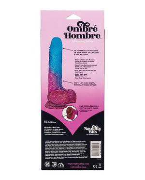 Naughty Bits Vibrating 7.5 Inch Silicone Dildo