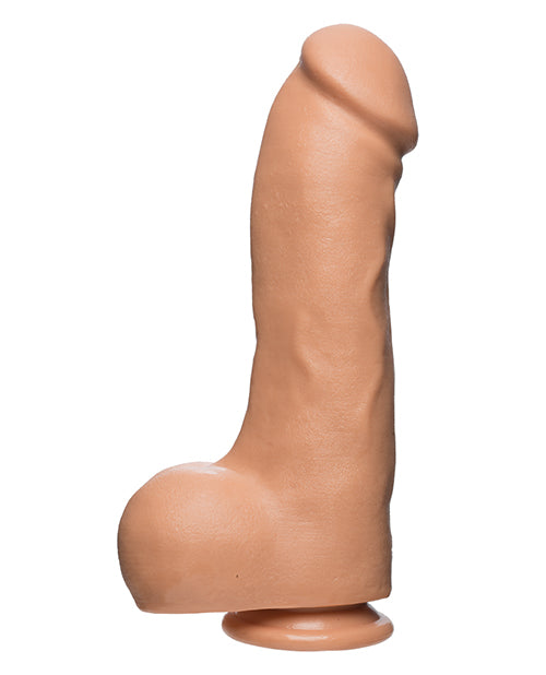 The D 12 Inch Master Dual Density Dildo W/balls