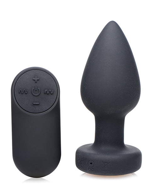 Bootysparks Silicone Vibrating Led Butt Plug