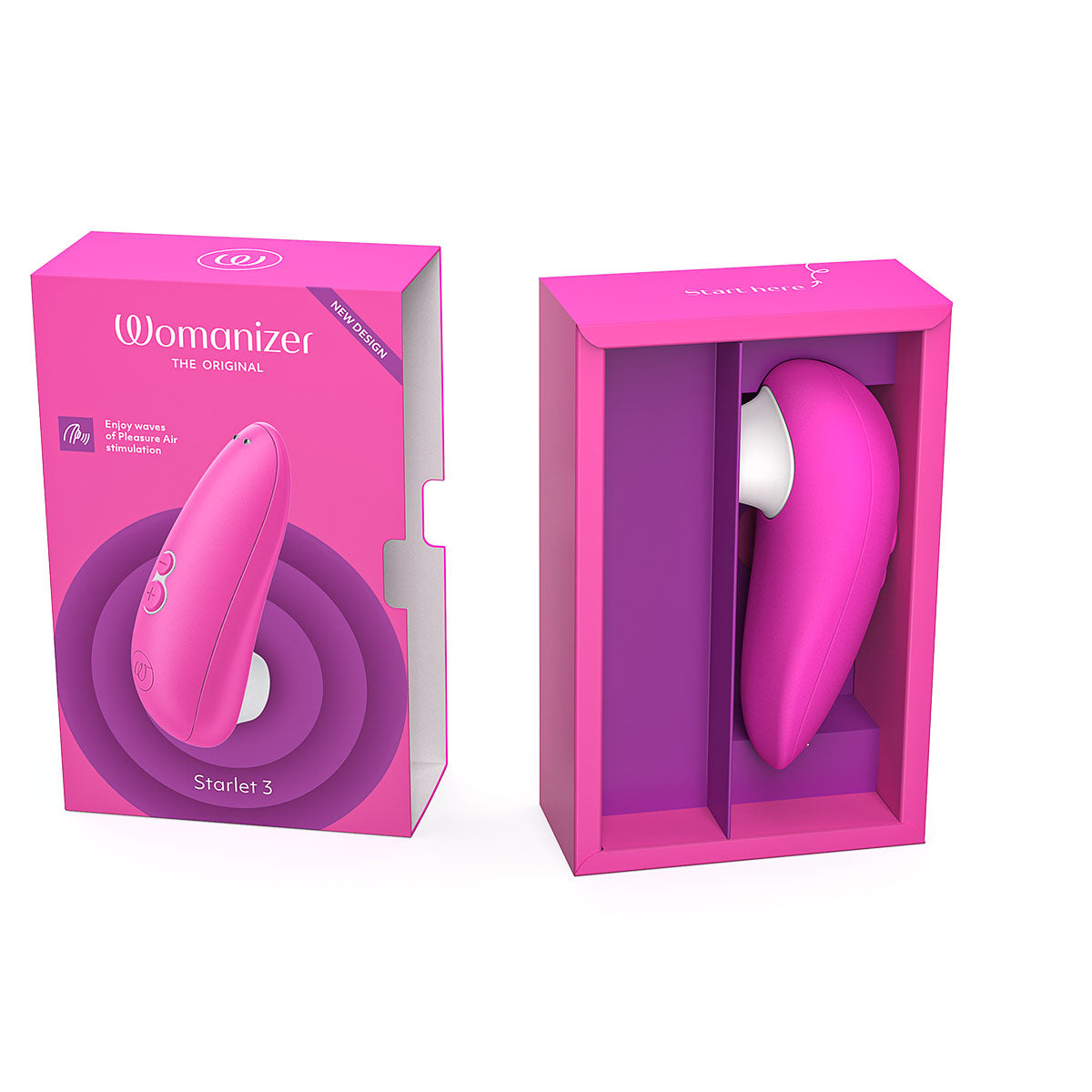Womanizer Starlet 3 Pink – Mini Clitoral Suction Vibrator with Pleasure Air Technology