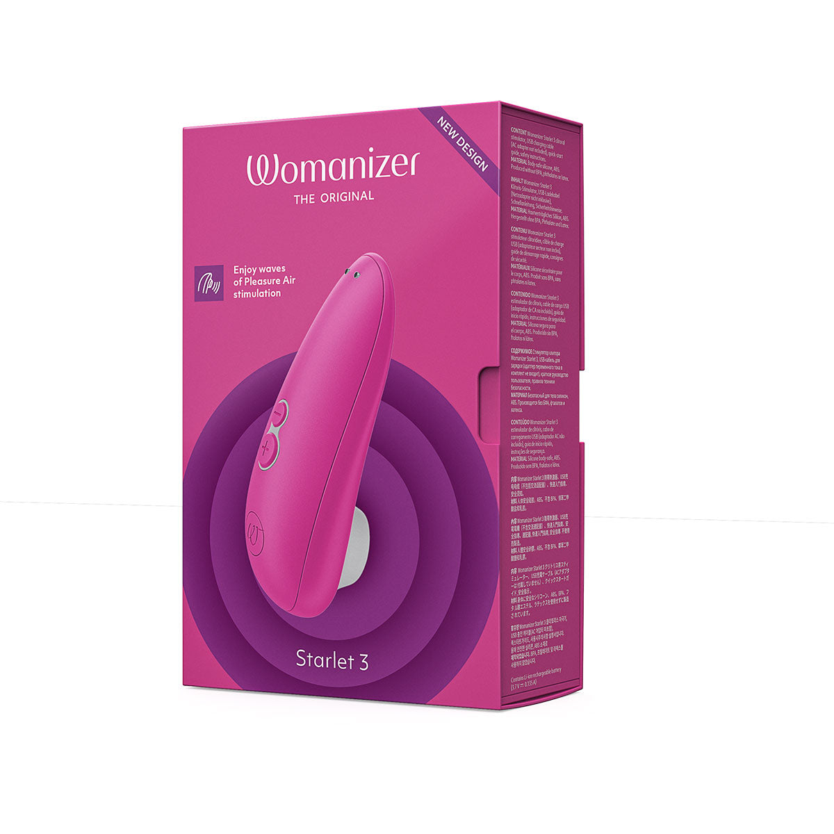 Womanizer Starlet 3 Pink – Mini Clitoral Suction Vibrator with Pleasure Air Technology