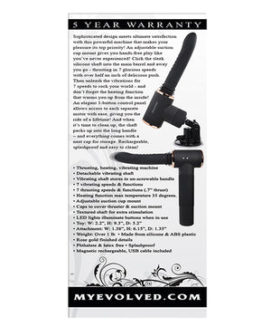 Evolved Too Hot To Handle Thrusting Machine In Black