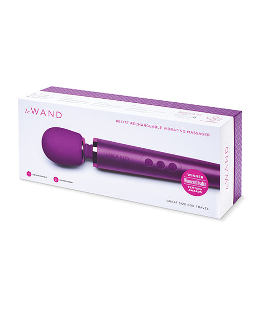 Le Wand Petite Rechargeable Wand Massager – Compact, Powerful, Travel-Ready