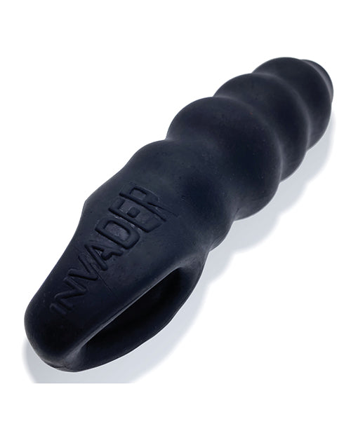 Oxballs Invader 6.5 inch Open-Ended Penis Sheath Black & Clear