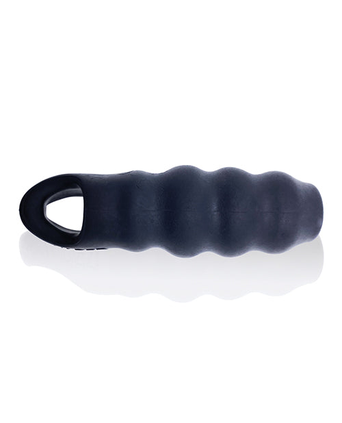 Oxballs Invader 6.5 inch Open-Ended Penis Sheath Black & Clear