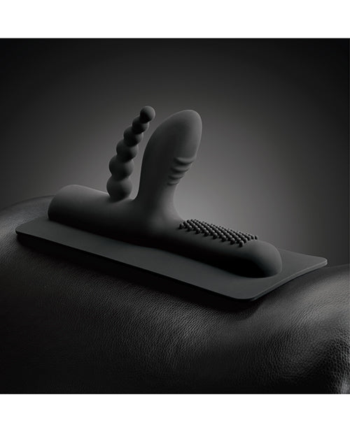 The Cowgirl Buckwild Silicone Sex Machine Attachment - Black
