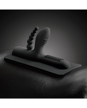 The Cowgirl Buckwild Silicone Sex Machine Attachment - Black