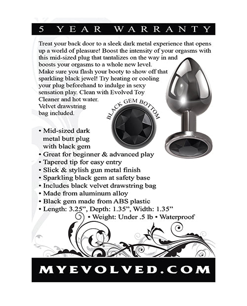 Evolved Black Gem Anal Plug