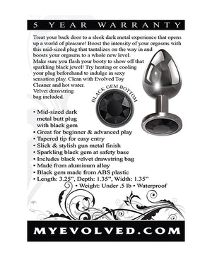 Evolved Black Gem Anal Plug