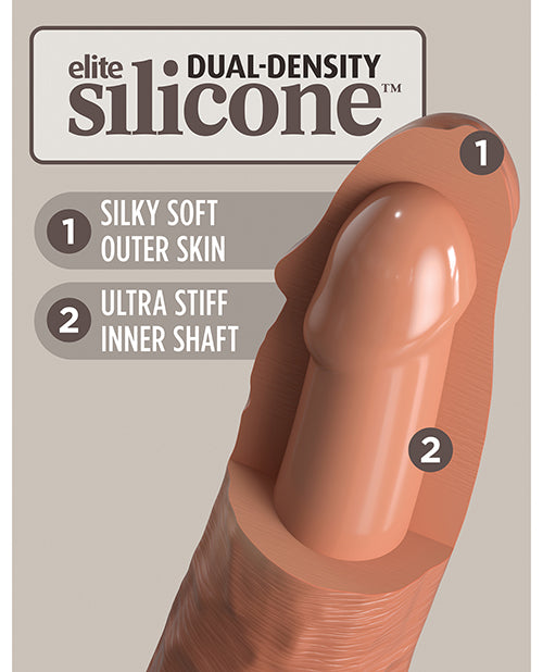 King Cock Elite Realistic  8 Inch Silicone Dildo