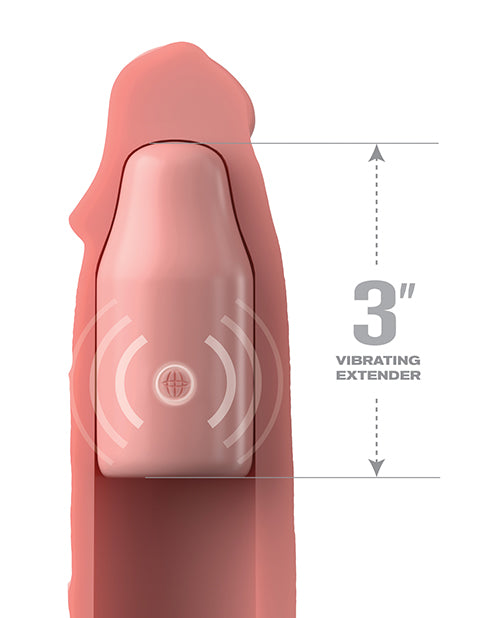 Fantasy X-tensions Elite 9 Inch Penis Sleeve w/Vibrating 3 Inch Plug & - The Happy Wife Fantasy X-tensions Elite 9 Inch Penis Sleeve w/Vibrating 3 Inch Plug & - The Happy Wife