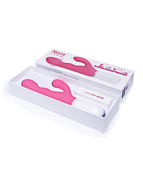 Lovense Nora Rotating Head Rabbit In Pink