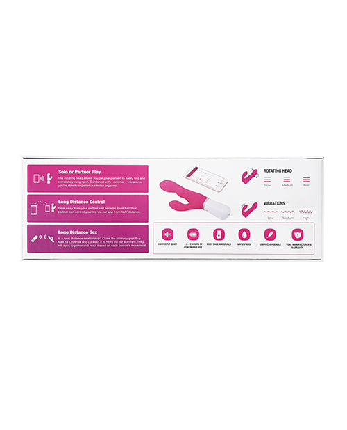 Lovense Nora Rotating Head Rabbit In Pink
