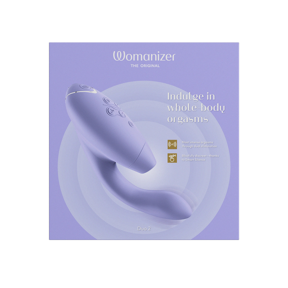 Womanizer Duo 2 Rabbit Vibrator - Lilac