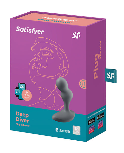 Satisfyer Deep Diver Vibrating Plug With App Control