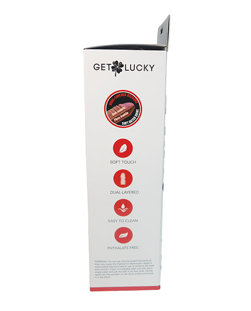 Get Lucky 12 Inch Real Skin Series Mega Man Realistic Dildo