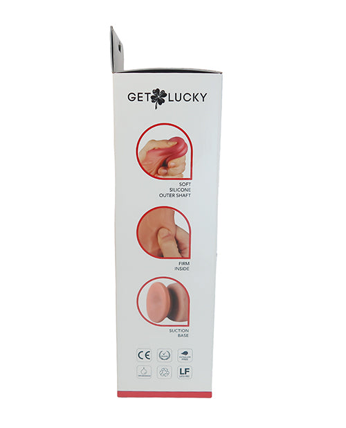 Get Lucky 12 Inch Real Skin Series Mega Man Realistic Dildo