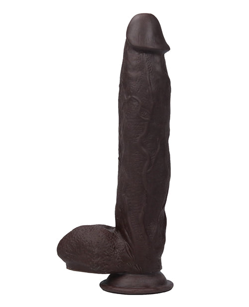 Get Lucky 12 Inch Real Sliding Skin Series Dual Density Dildo