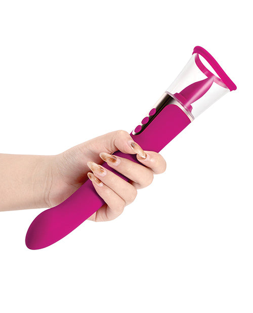 Succion Suction Pussy Pump - Sucking & Licking G-spot Vibrator - 3 Function