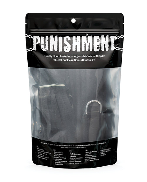 Punishment 5 Pc Bed Wrist & Ankle Restraints