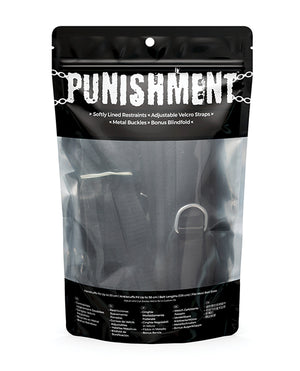 Punishment 5 Pc Bed Wrist & Ankle Restraints