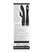 Evolved Heat Up & Chill G-spot Rabbit In Black