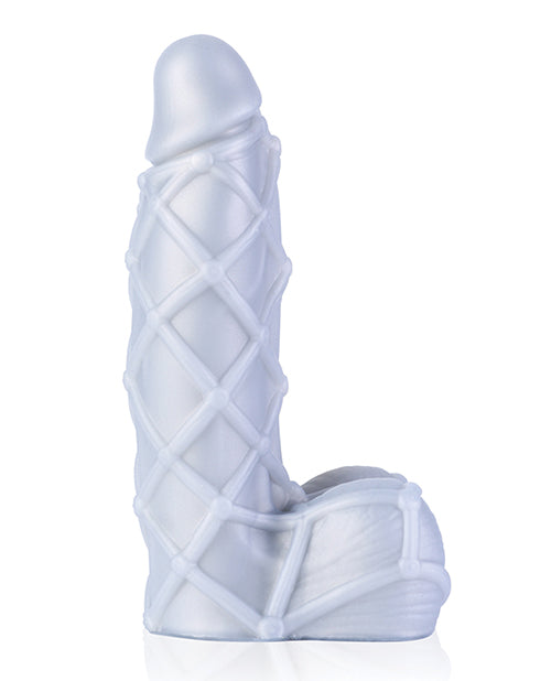 665 Fetishique - Silver 6 Inch - 12 Inch Dildo