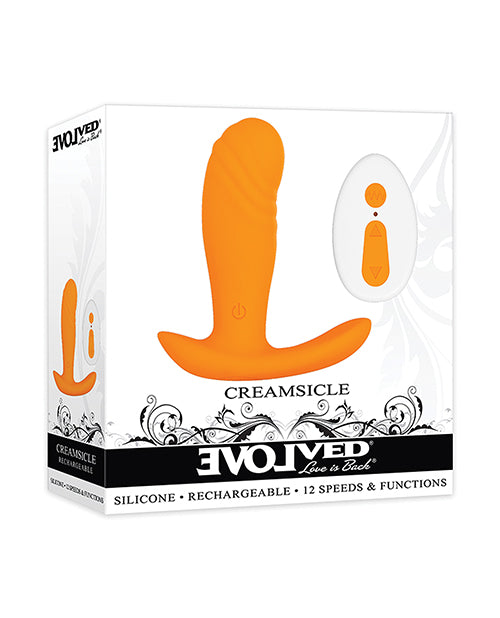 Evolved Silicone Creamsicle Pussy Or Anal Vibrating Plug