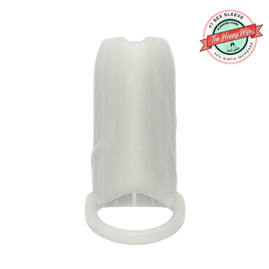 Stud Extender w/ Support Ring Clear - Male Penis Sleeve Cock Extension  Enhancer