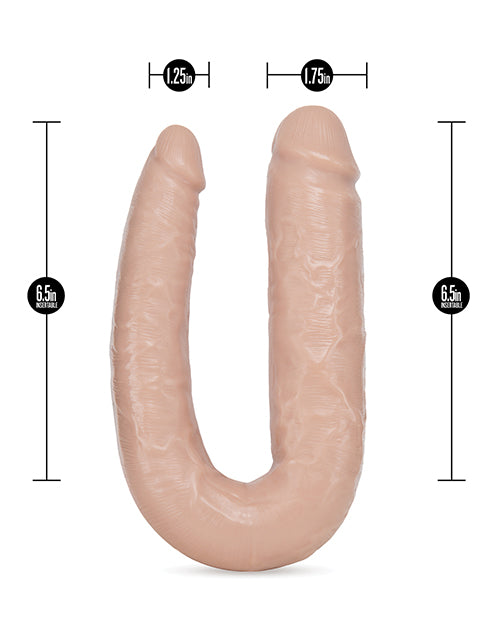 Blush Dr. Skin Dr. Double Dildo - Ivory 18 Inch