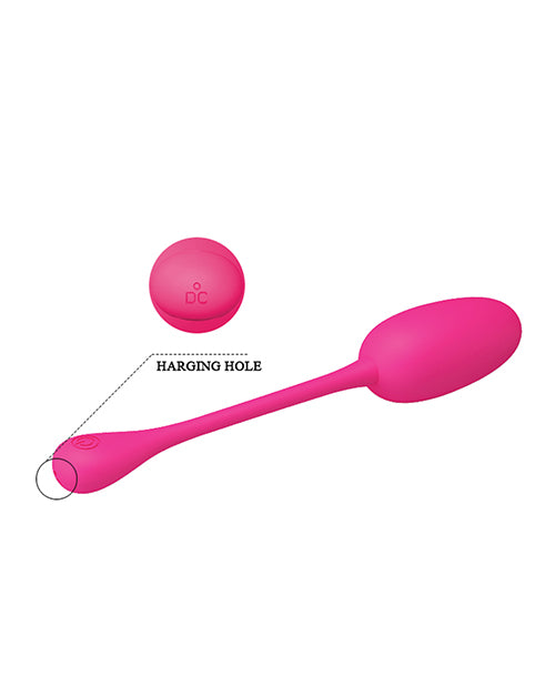 Pretty Love Kegel Remote Egg - Neon Pink
