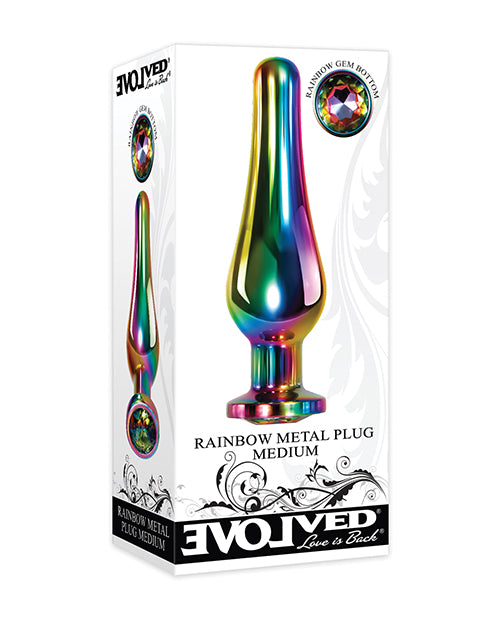 Evolved Rainbow Metal Plug Small, Med, Large