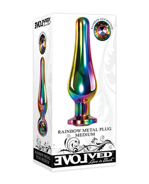 Evolved Rainbow Metal Plug Small, Med, Large