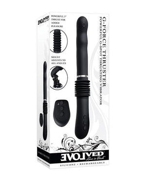 Evolved G Force Thruster - Hand Held Thrusting Dildo -  Black