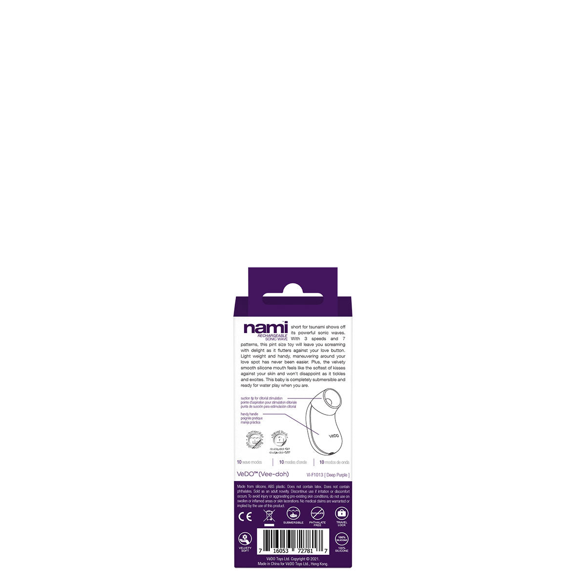 Vedo Nami Rechargeable Sonic Vibe