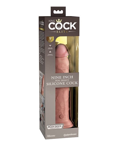 King Cock Elite 10 Inch Dual Density Silicone Dildo