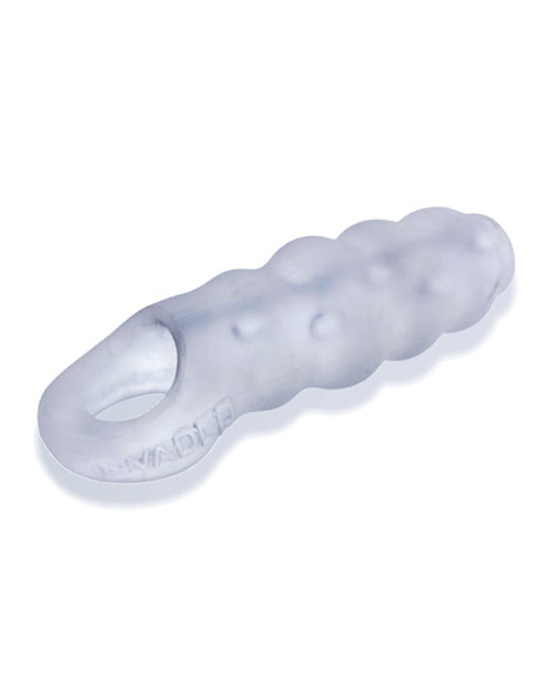 Oxballs Invader 6.5 inch Open-Ended Penis Sheath Black & Clear