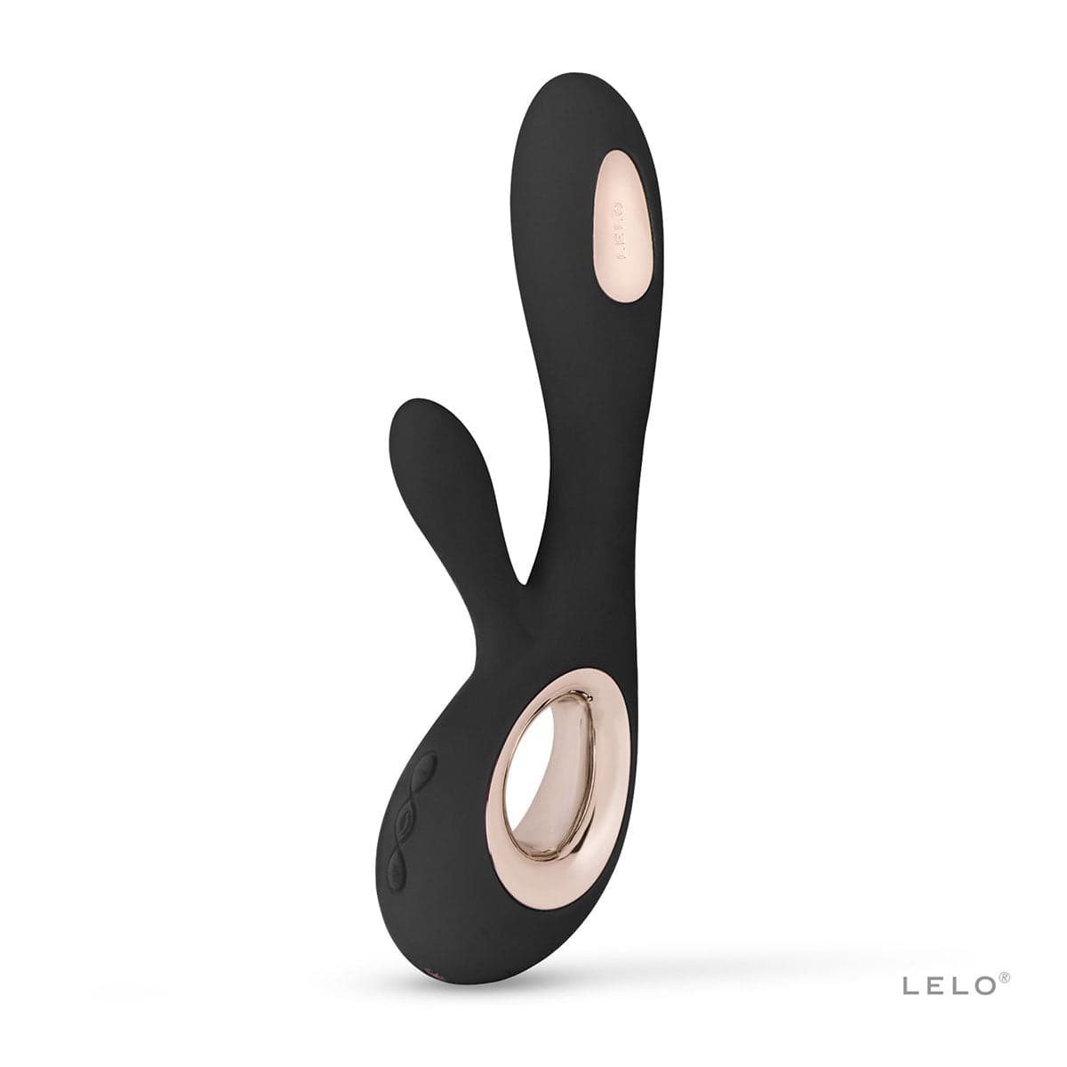 LELO Soraya Wave Rabbit Dildo In Black