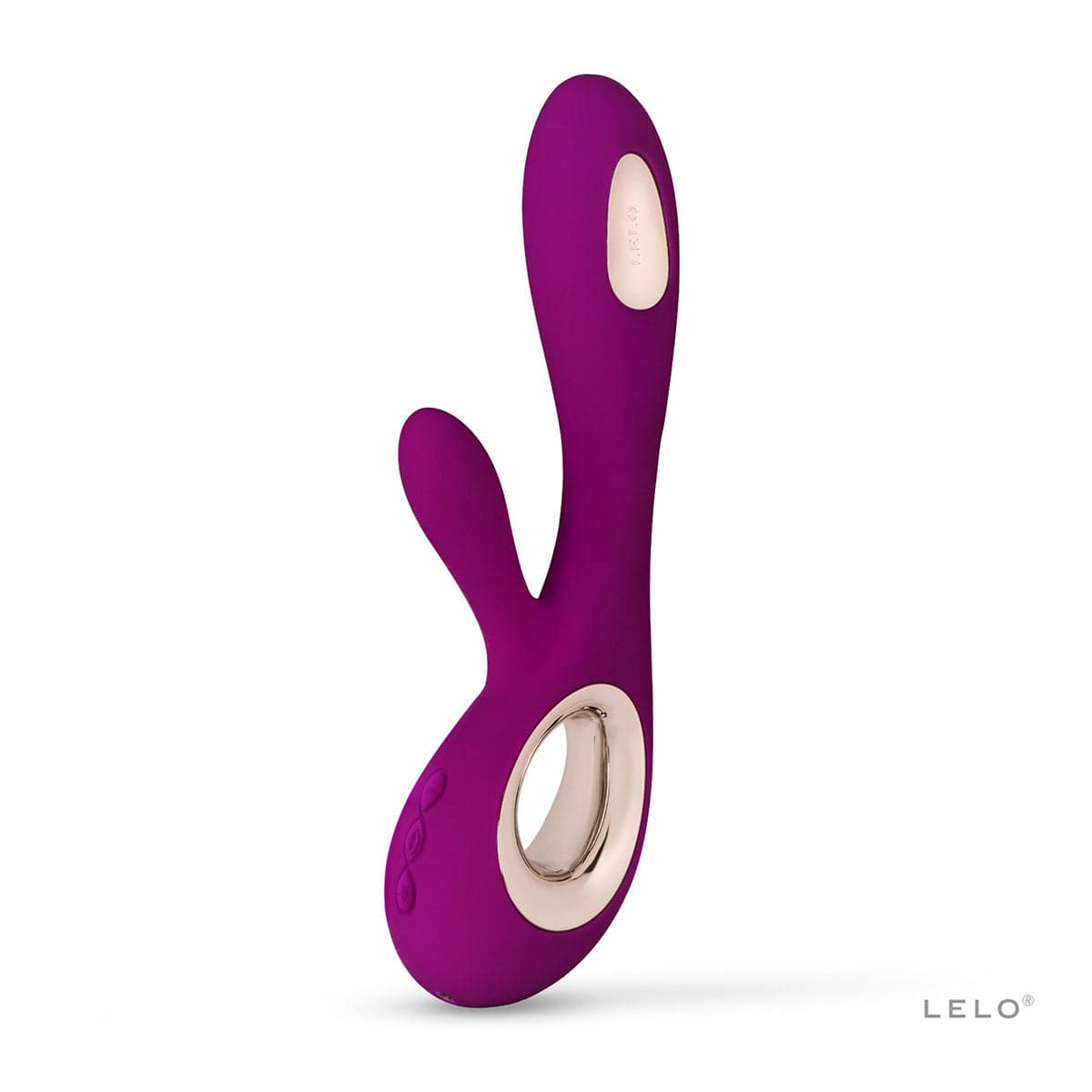 LELO Soraya Wave Rabbit Dildo In Deep Rose