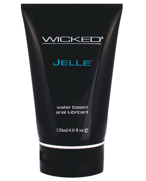 Wicked Sensual Care Jelle Waterbased Anal Lubricant - Fragrance Free 4 oz - 8 oz