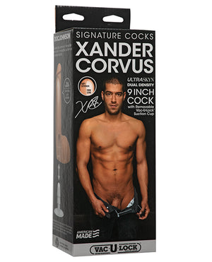 Signature Cocks Ultraskyn 9 Inch Dildo W/removeable Vac-u-lock Suction Cup - Xander Corvus