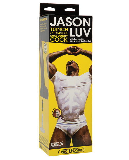 Jason Luv 10 Inch Ultraskyn Dildo W/removable Vac-u-lock Suction Cup - BBC